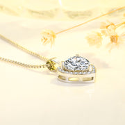 White Diamond Necklace For Gift